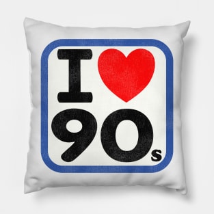 I Love the 90s Pillow