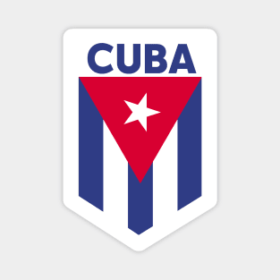 Cuba Flag Emblem Magnet