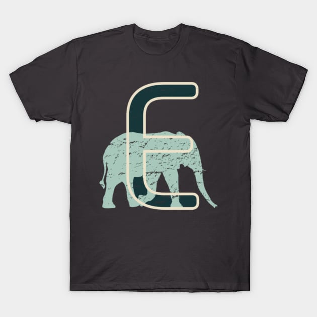 Letter M Safari Animals Child Monogram Alphabet Women's T-Shirt