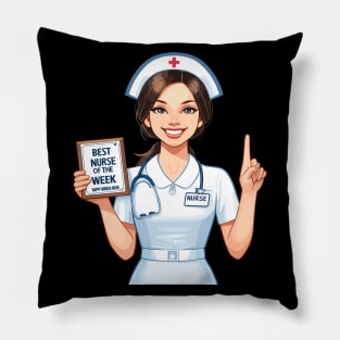 Celebrating Excellence: Nurse of the Week Pillow