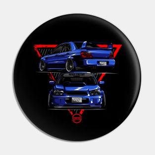 Subaru WRX STi GD - PAPAYA STREETART Pin