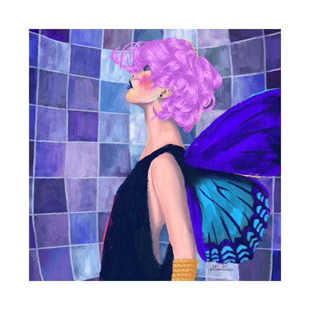 Butterfly woman by Atlantica