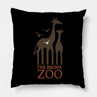 The _quot_Bronx_quot_ Park and Zoo Looks Pillow