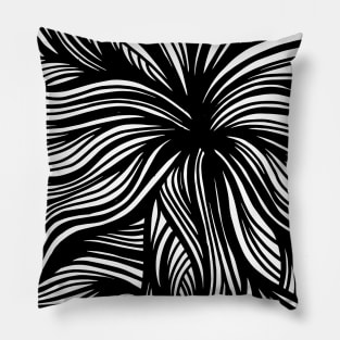 flowing ink illustration Pillow