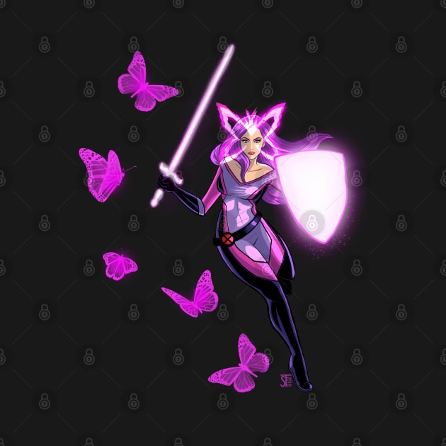 Psylocke Psychic Butterfly by sergetowers80