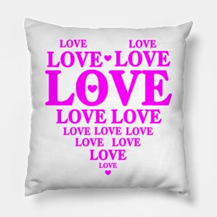 love positive vibes Pillow