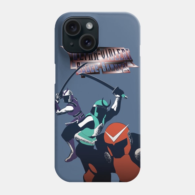 Ultra-Violent Space Samurai Phone Case by MunkeeWear