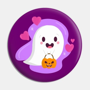 Kawaii Ghost Pin