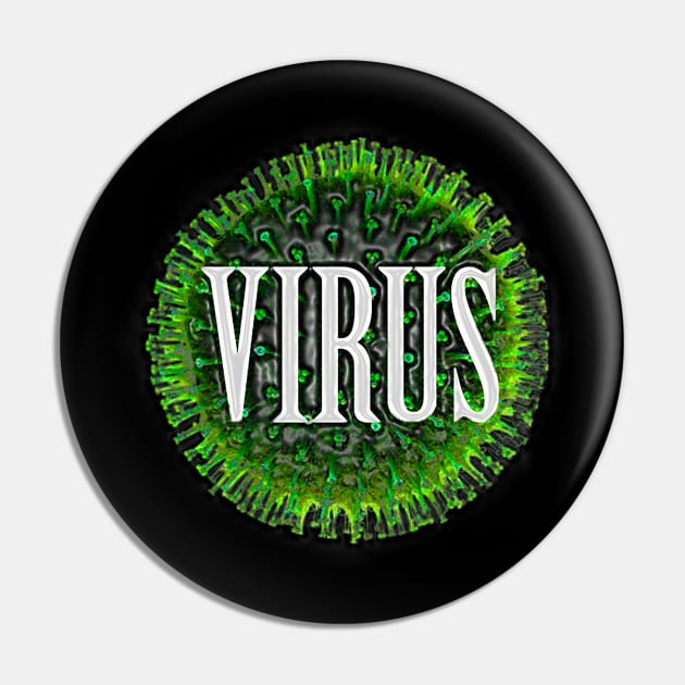 Virus Pin by Jonthebon