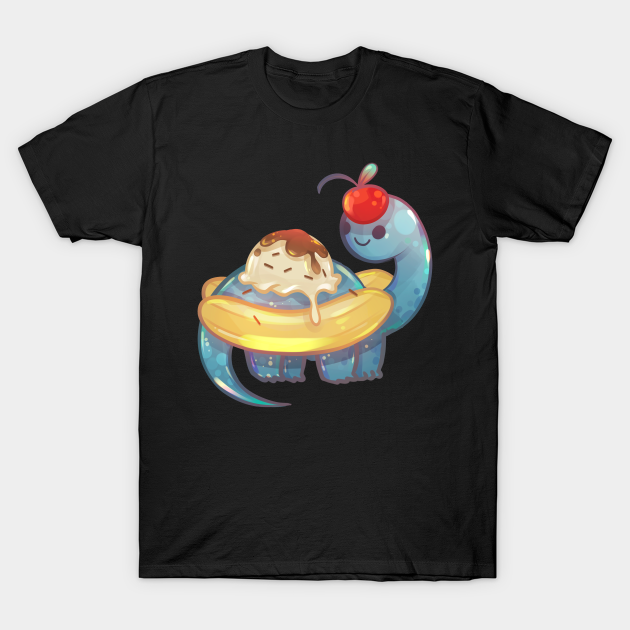 Discover Dinosaur Banana Split - Dinosaur - T-Shirt