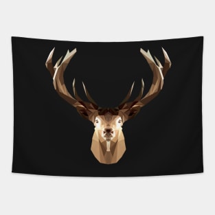 Low Polygon Elk T-Shirt Tapestry