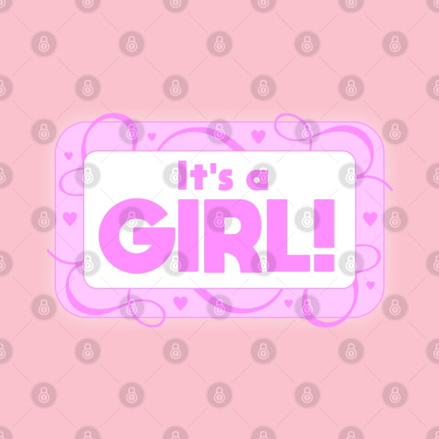 It's a Girl by Dale Preston Design