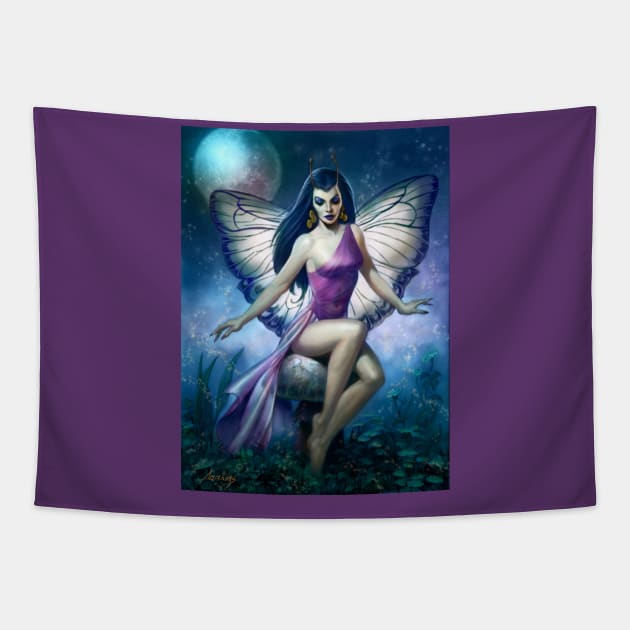 Moon Fairy Tapestry by Paul_Abrams