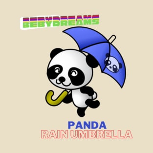 panda rain umbrella T-Shirt