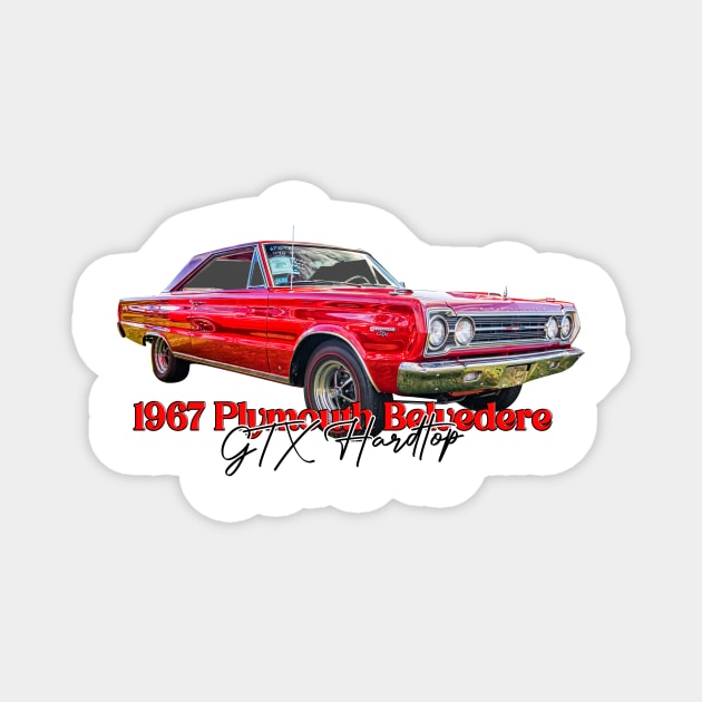 1967 Plymouth Belvedere GTX Hardtop Magnet by Gestalt Imagery