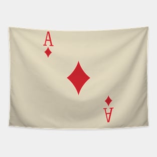 Ace Of Diamonds Tapestry