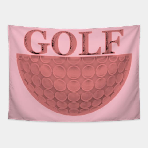 Pink Golf Tapestry by Moses77