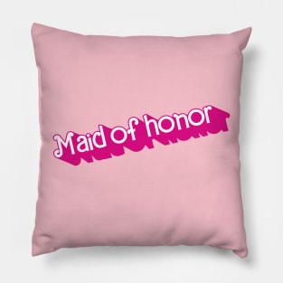 Maid of Honor Barbie logo Pillow