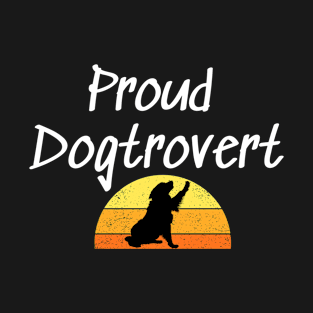 dogtrovert dog lover introvert T-Shirt