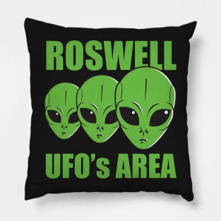 Roswell UFOs Area Pillow