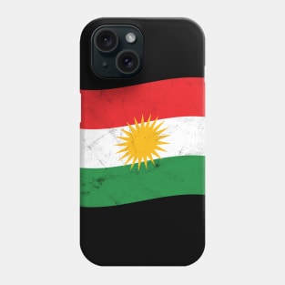 Flag star Free Kurdistan Phone Case