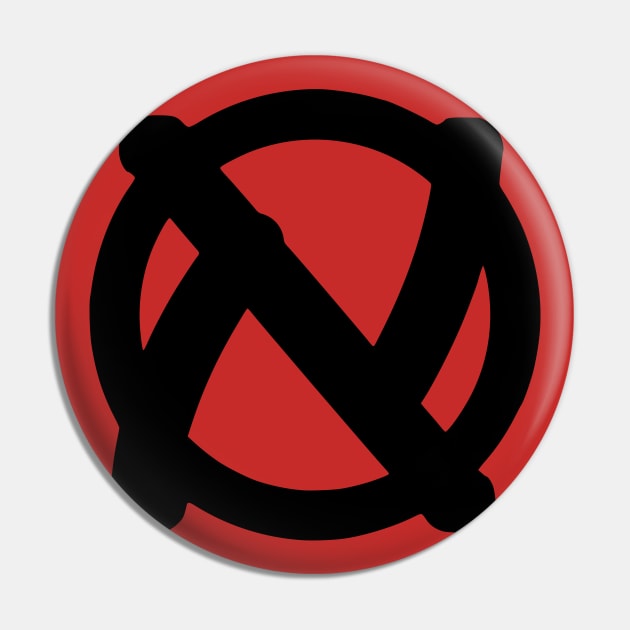 Jewish Anarchist Symbol (DIY Style) Pin by dikleyt