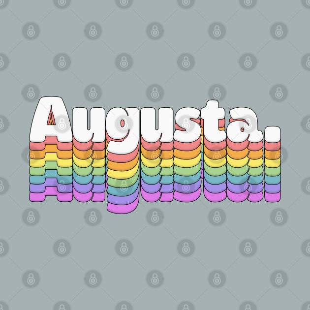 Augusta \\// Retro Typography Design by DankFutura