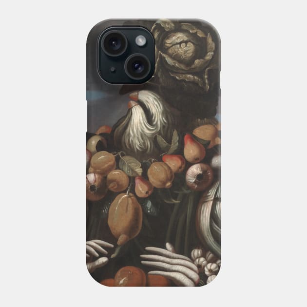 Winter by Style of Giuseppe Arcimboldo Phone Case by Classic Art Stall