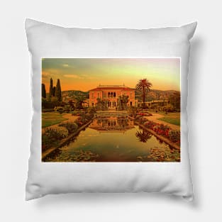 Villa Ephrussi de Rothschild, St-Jean-Cap-Ferrat, France Pillow