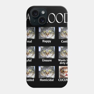 Cat Moods For Cat Lovers Phone Case