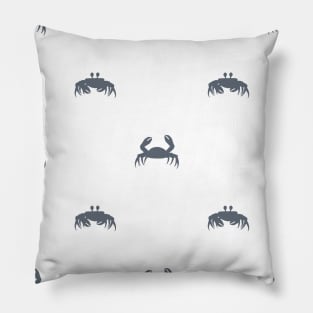 Silhouette seamless pattern of crabs Pillow