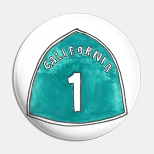 Los Angeles Icons: California State Route 1 Pin