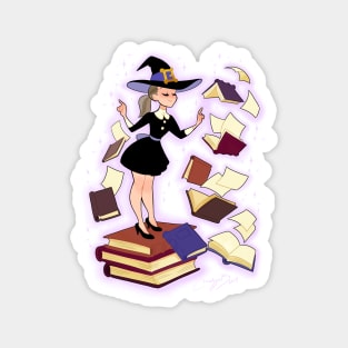 BOOK WITCH Magnet