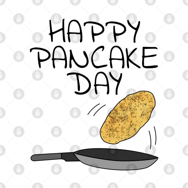 Happy Pancake Day Shrove Tuesday by doodlerob