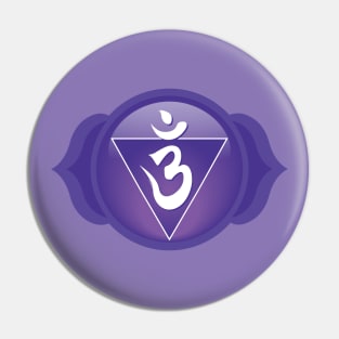 Third Eye: Ajna Chakra Symbol - 11 Pin