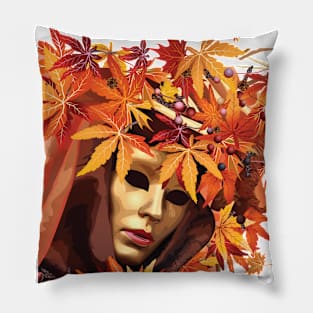 Mask Autumn Pillow