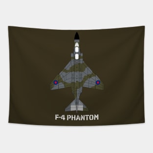 McDonnell Douglas F-4 Phantom (UK Grey/Green camo) Tapestry