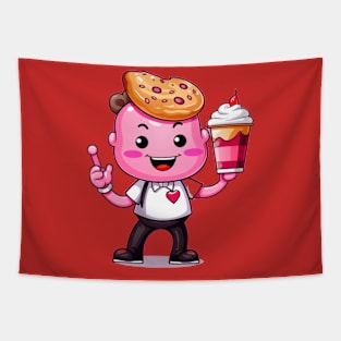 kawaii Ice cream  T-Shirt cute Candy food  funny Tapestry