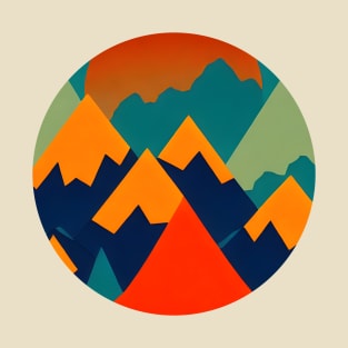 Abstract Mountain T-Shirt