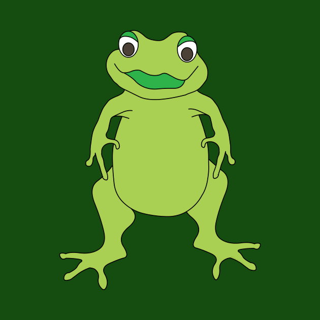 Standing Frog by Barthol Graphics