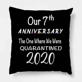 Wedding Anniversary Quarantined Pillow