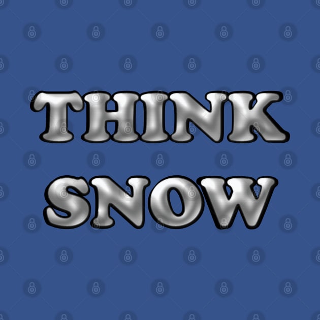 Gray Think Snow by Barthol Graphics