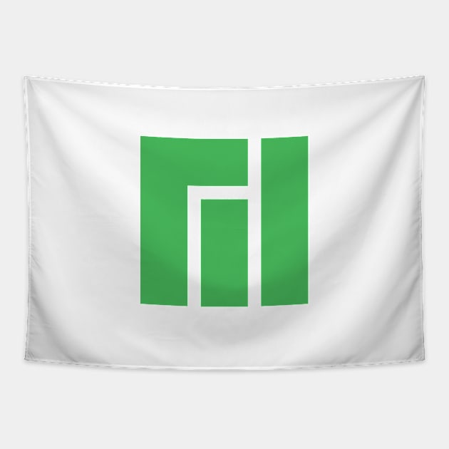 Manjaro Linux Logo Tapestry by nerd_crafter