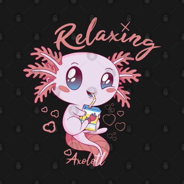 Relaxxie The Axolotl by ArtRoute02