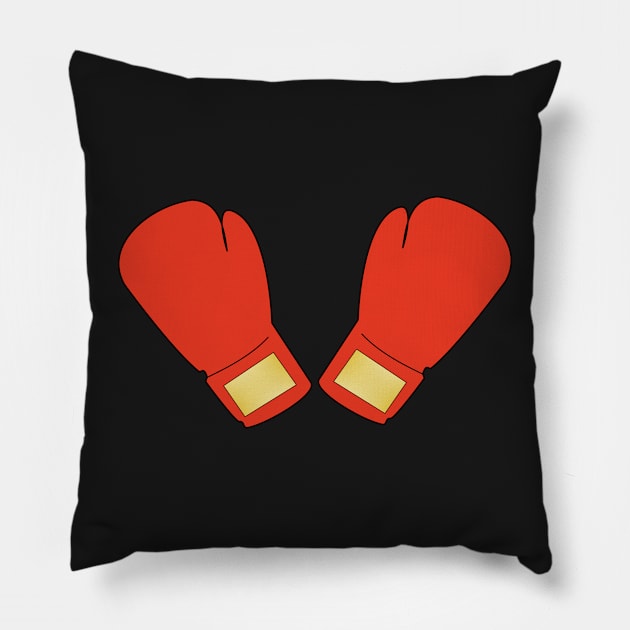 Boxing gloves Pillow by k-creatif