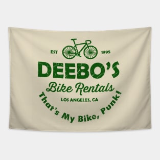 deebo's vintage look - green solid style Tapestry