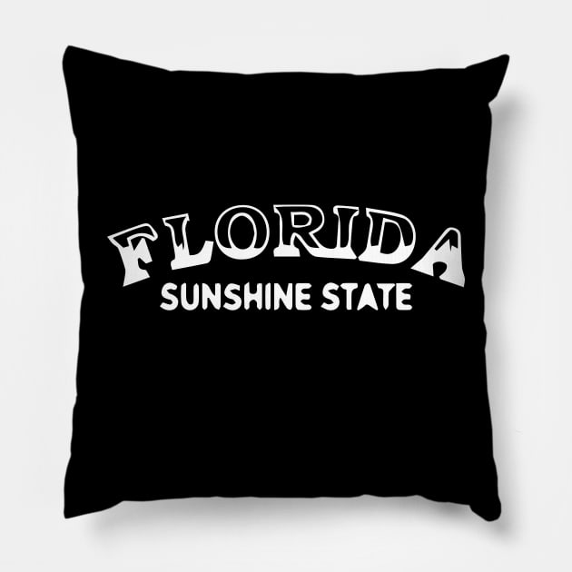 Florida Dark Pillow by Widmore