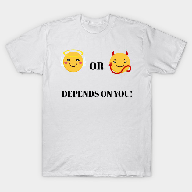 Téléchargement gratuit Images Angel Or Devil Angel And Devil T Shirt Teepublic Au dernière par