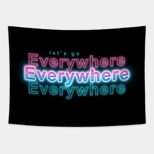 Let's Go Everywhere Tapestry