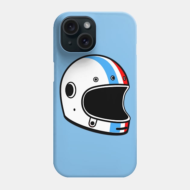 Race Car Driver Helmet Phone Case by SLAG_Creative